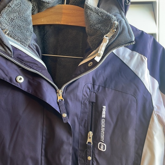 Free Country purple 2 in one ski jacket S - Picture 2 of 9
